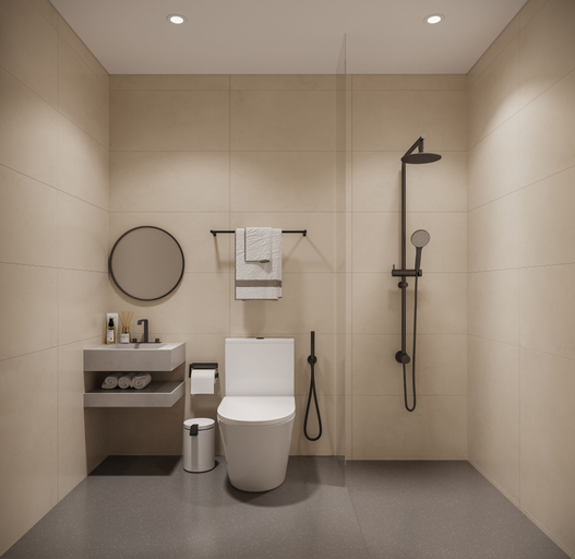 Bathroom 5, Hmlet Kada at Maxwell, Singapura