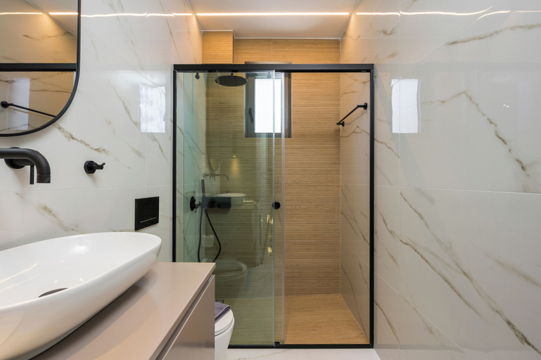 Bathroom 3, Orama Luxury Apartments, Crete