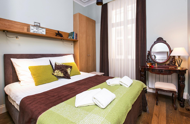 Bedroom, Old Town Brigue Apartment by Otium, Kraków City