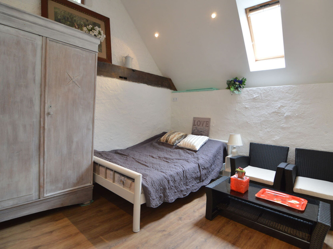 Bedroom, Cozy Apartment in Immerath near Fishing, Vulkaneifel