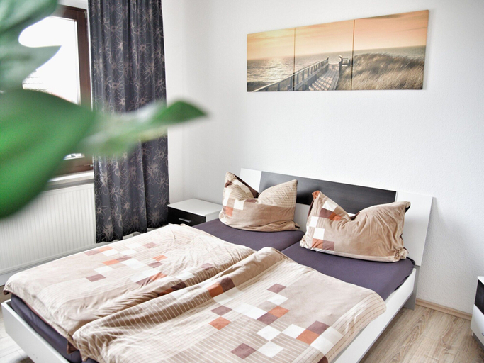 Bedroom 2, Unterkunft in Monkebude mit Eigenem Garten, Vorpommern-Greifswald