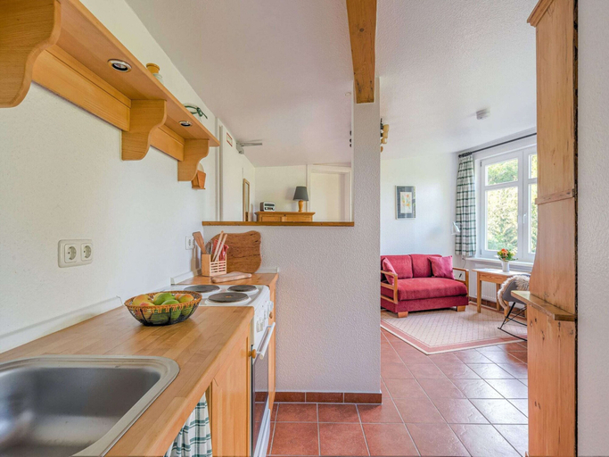 Private kitchen 5, Rustic Apartment with Garden in Bad Harzburg Germany, Goslar