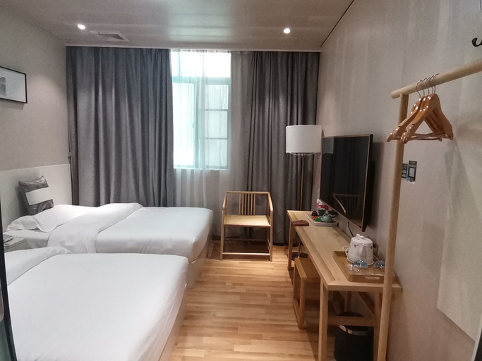 Bedroom 2, JINJU ART HOTEL, Guangzhou