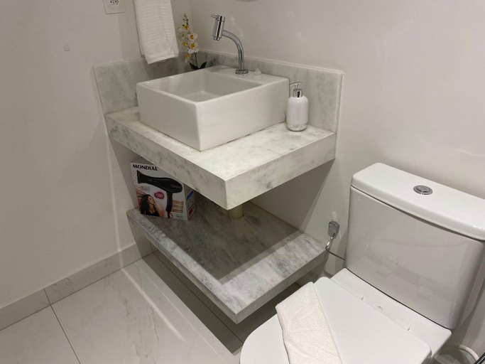 Bathroom 4, Bela Hospedagem - #Unity Flats Cabo Branco, João Pessoa