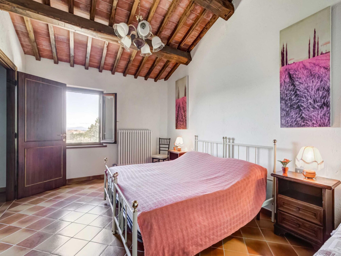 Bedroom 5, Countryside Holiday Home in Gambassi Terme With Garden, Florence