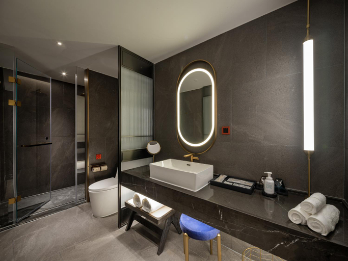 Bathroom 4, 西安钟楼枫渡酒店（旗舰店）, Xi'an
