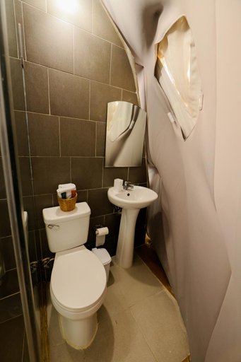Bathroom, Hotel Don Bululo Camping Lodge, La Isabela