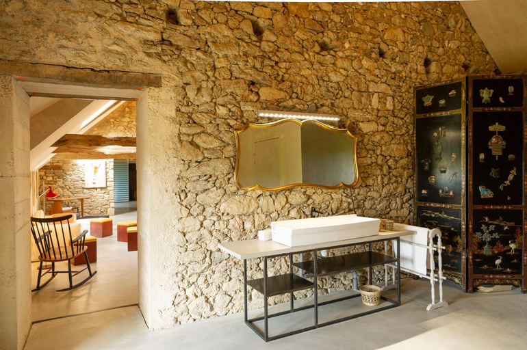 Bathroom 2, La Ferme du golf, gite atypique et artistique, Côtes-d'Armor