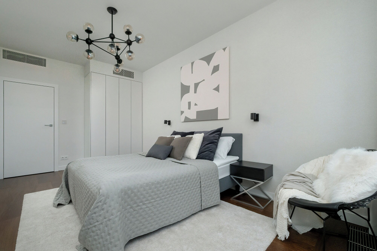 Bedroom 2, Apartment Unique by Renters Prestige, Warsaw