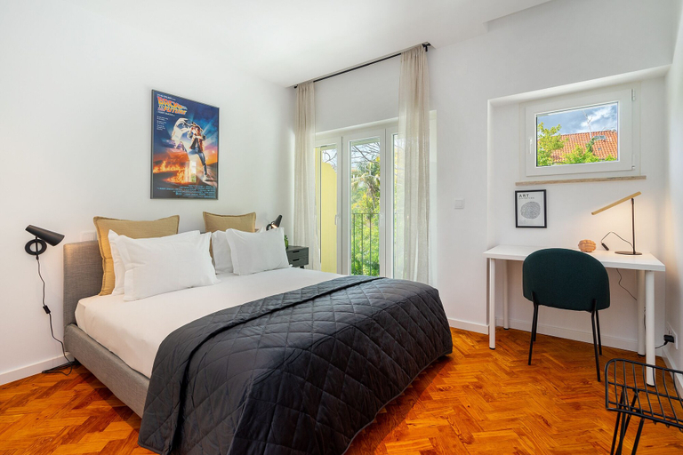 Bedroom 3, Prime Location W Ac 3-Bed Duplex Perfect For Families Only, Lisbon