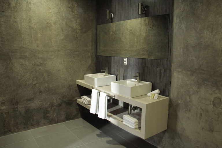 Bathroom, ESDUMA HK Hotel Pachuca, San Agustín Tlaxiaca