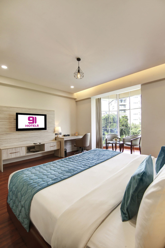 Bedroom 3, Hotel 91 Millennium Huda, Gurgaon