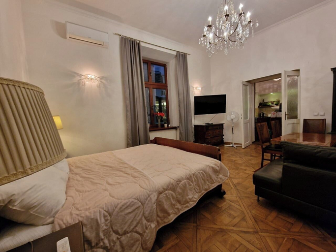 Bedroom, Apartment in the city center, Kraków City