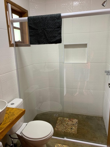 Bathroom, Chales Roma, Santo Antônio do Pinhal