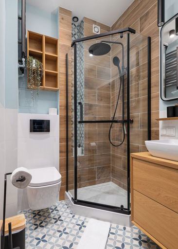 Bathroom 2, RentPlanet - Apartament Dickensa, Warsaw