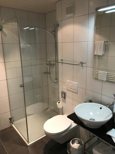 Bathroom, Hotel Restaurant Zur alten Gasse, Goms