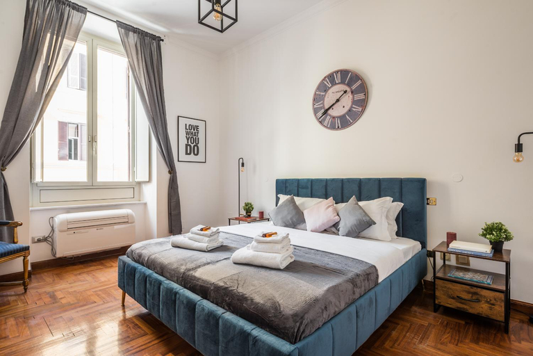 Bedroom, Hotel Principe Amedeo, Rome