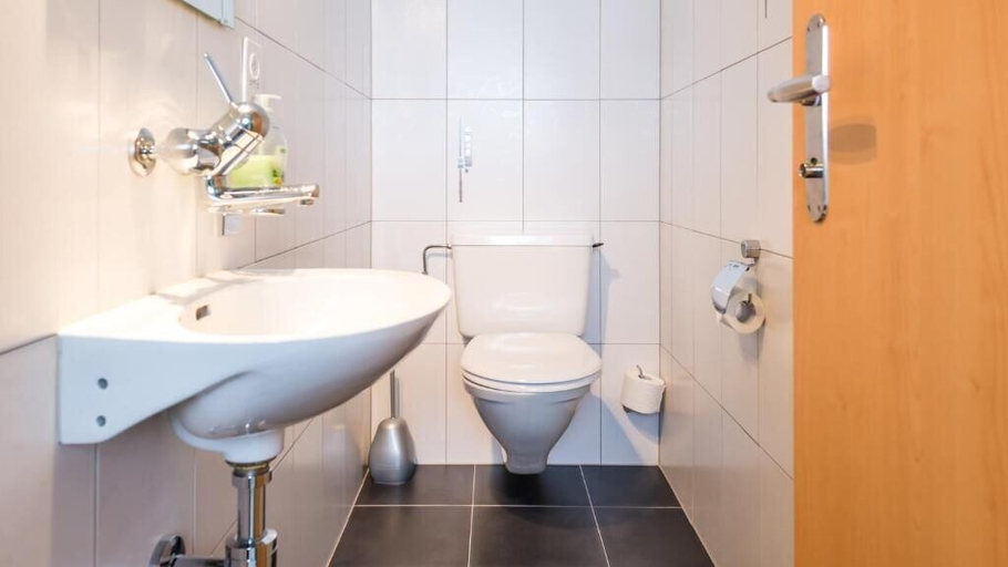Bathroom 2, Apartments Atlas, Visp