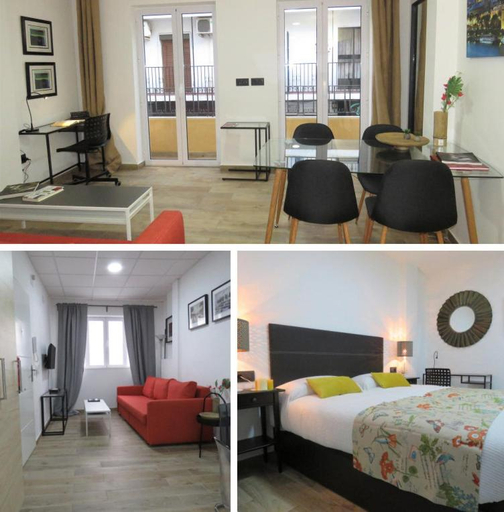 Bedroom 2, Living Sevilla Apartments Hercules, Sevilla