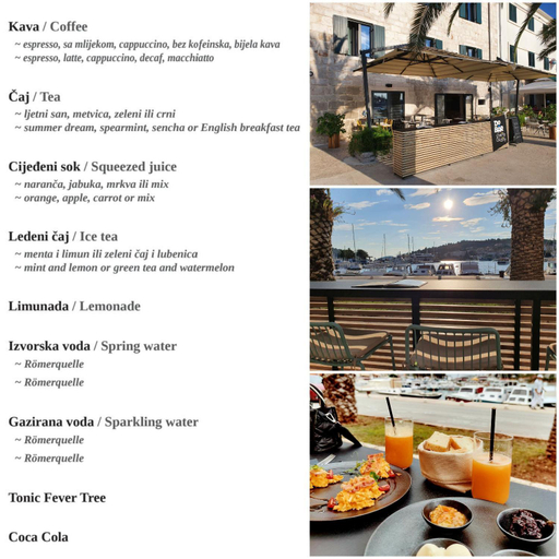 Food & Drinks 3, Boutique rooms Kastel Ismaeli, Vela Luka