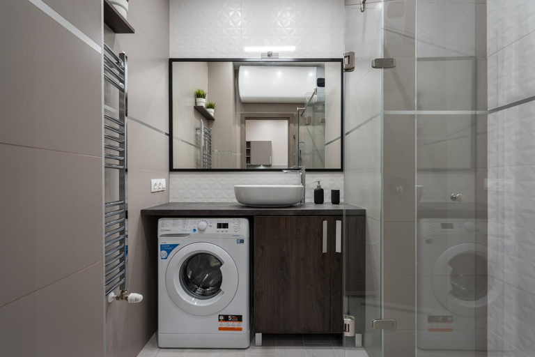 Bathroom 3, Modern Apartments side by side near the Synagogue, Budapesti