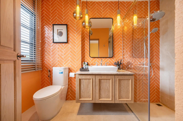 Bathroom 4, Locanda Villanova Bed & Breakfast, Pak Chong