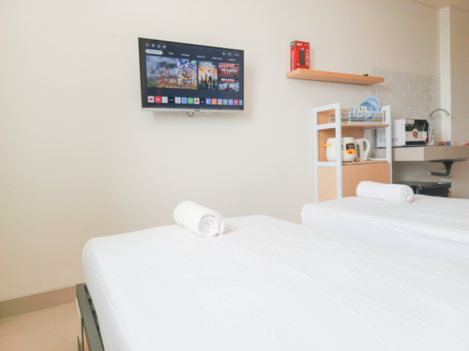 Bedroom 3, Compact Abode Studio (No Kitchen) Bandaraya - Tallasa City Makassar Apartment By Travelio, Makassar