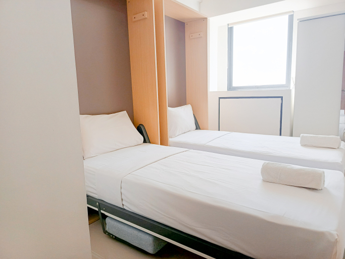Bedroom 2, Compact Abode Studio (No Kitchen) Bandaraya - Tallasa City Makassar Apartment By Travelio, Makassar