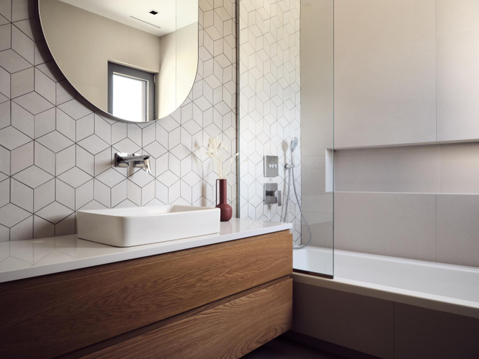 Bathroom, OMNIA Villa, Ionian Islands