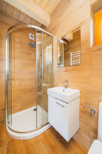Bathroom 2, Domki Gorce Klikuszowa Sauna Jacuzzi, Nowy Targ