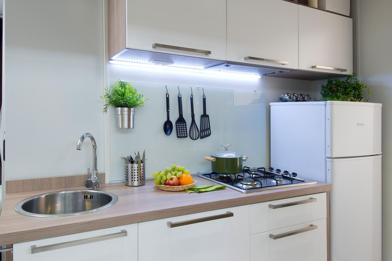 Kitchen 4, Holiday Mobile Homes Park Riviera, Brtonigla