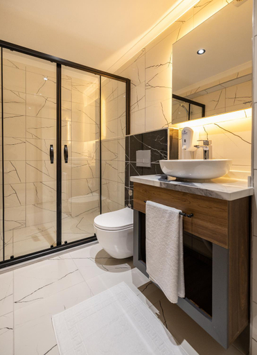 Bathroom, Turkler Suite Hotel, Merkez