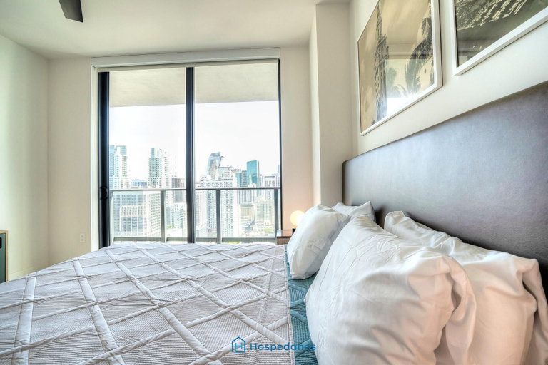 Bedroom 3, Apartment in New Luxury Condo Downtown, Miami-Dade