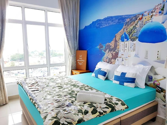 Bedroom 2, IPOH TOWN MAJESTIC CONDO-Santorini theme, Kinta