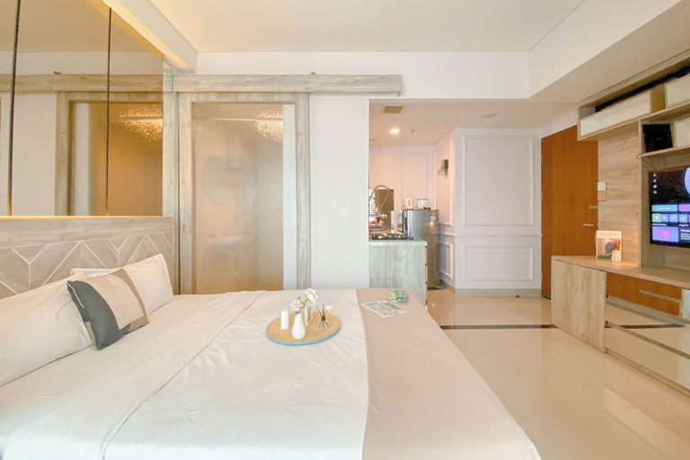 Bedroom 3, Homey and Restful Studio Grand Kamala Lagoon Apartment, Bekasi
