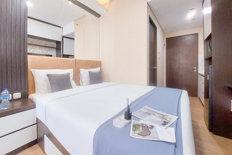 Bedroom 3, Modern Look and Comfort Studio at Transpark Bintaro Apartment, Tangerang Selatan