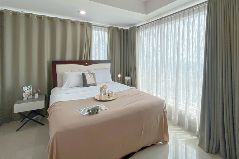 Bedroom 3, Spacious and Comfy 2BR Combined at Grand Kamala Lagoon Apartment, Bekasi