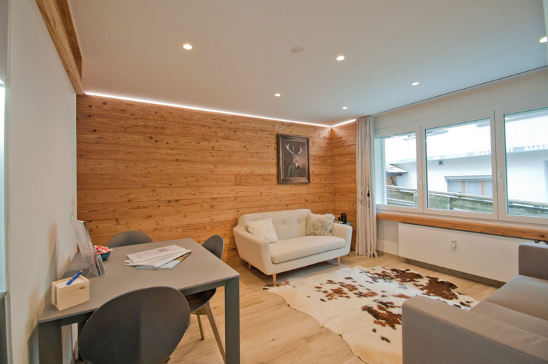 Bedroom 2, Studio Aosta, Visp