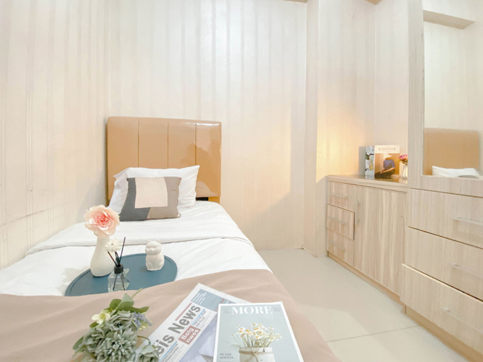 Bedroom 3, Good and Warm 2BR at Green Pramuka City Apartment, Central Jakarta