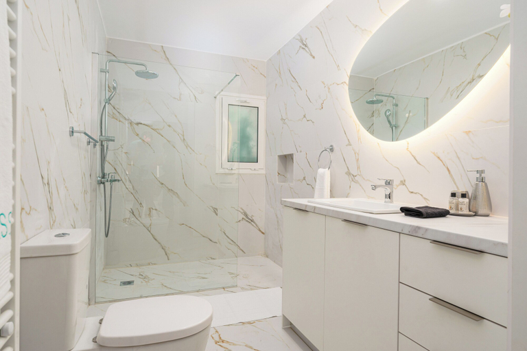 Bathroom, Voula Luxury Modern Living with Garden, Attica