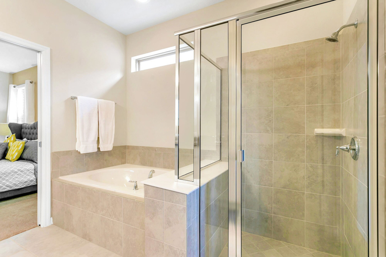 Bathroom 3, Upstay - Theater Games Sleeps 16 Pool, Osceola