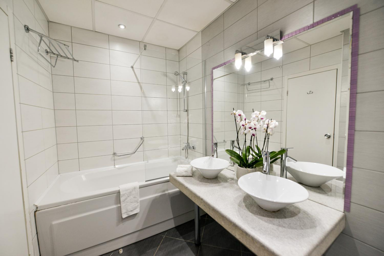 Bathroom 4, Art Plaza Hotel, Stolichna