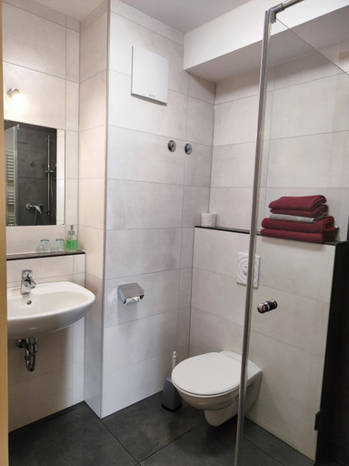 Bathroom 3, Wirtshaus Zur Bina, Landshut