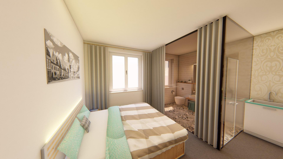 Bedroom 2, Apartman Armida, Bardejov