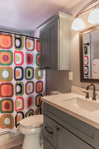 Bathroom 3, Glass House Elk Rim Pine, Gila