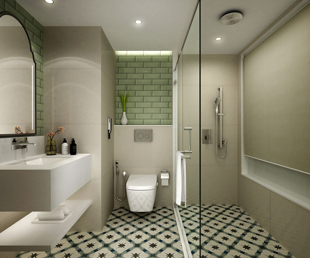 Bathroom 4, Meritas Auberge Calangute Goa, North Goa