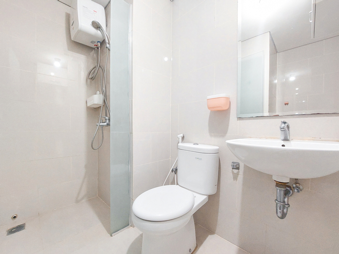 Bedroom 2, Comfort and Homey 2BR at Podomoro City Deli Medan Apartment By Travelio, Medan