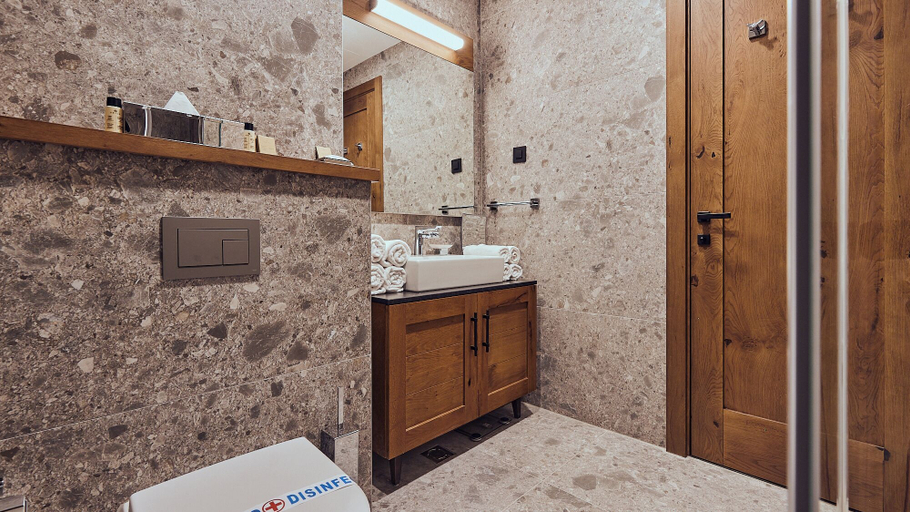 Bathroom 4, Grey Hotel, Brus
