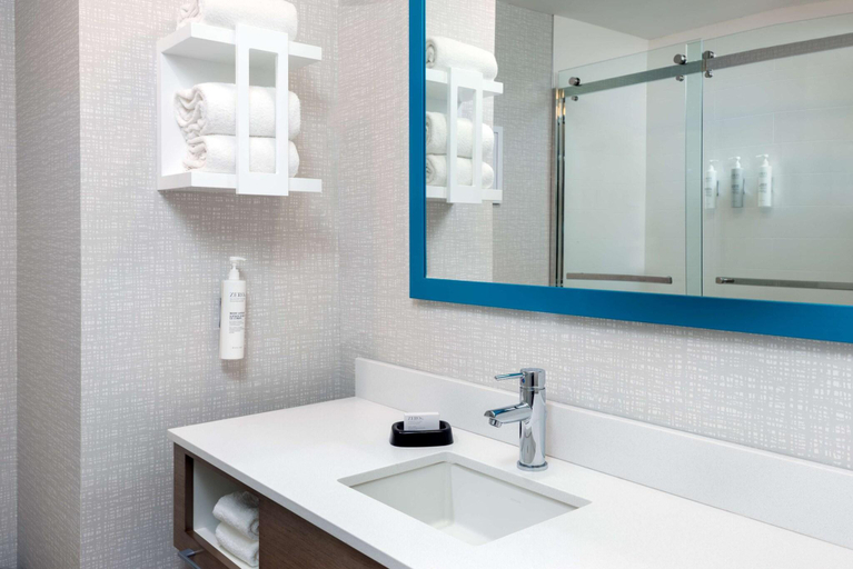 Bathroom 4, Hampton Inn Boston Bedford Burlington, Middlesex