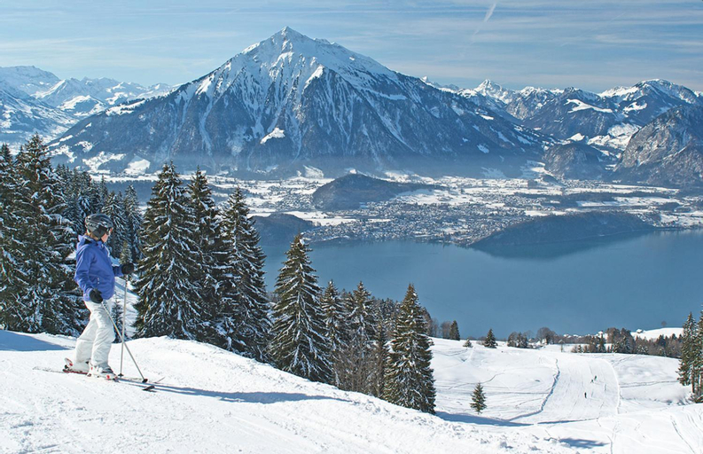 Exterior & Views 5, CHALET EGGLEN "Typical Swiss House, Best Views, Private Jacuzzi", Thun